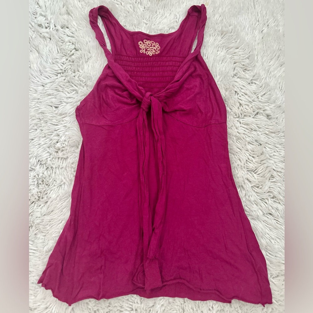 Free People fuchsia top